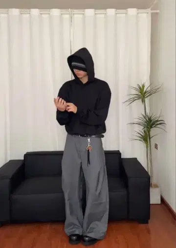 OKINE 변형 와이드 팬츠 슬랙스