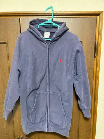 코어 파이터 롱 집업 후드티 M