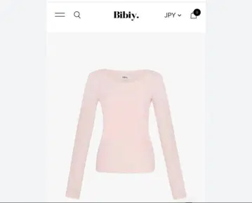 [ 새상품 ] BIBIY. FITTED TEE 새상품 핑크