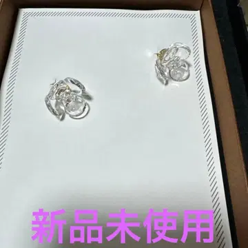 하리오 귀걸이 츠바키 클리어 미사용 새상품