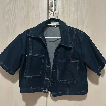 ZARA 반팔 데님 숏 자켓