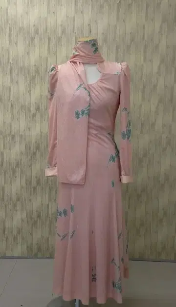 P12-16S/빈티지/사이즈 표기 없음/롱 원피스