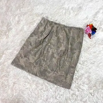 투모로우랜드 collection 자카드 직조 타이트 스커트 38