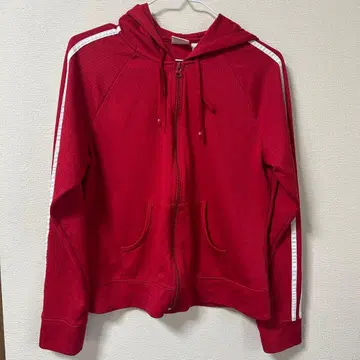 PROSPIRIT 빨간색 [ M ] 후드티 풀 지퍼 스포티! 선착순!