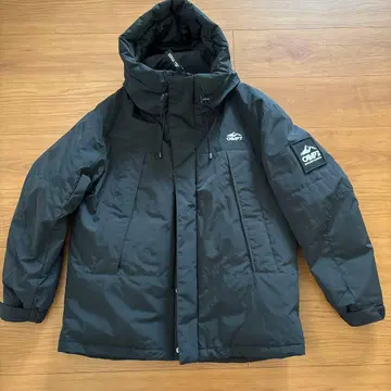 CAMP7 블랙 다운 자켓 L