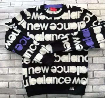 뉴발란스 new balance 로고 스웨터 1(M) / 블랙