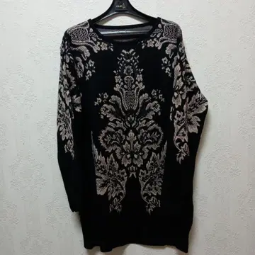 니트 롱 스톤 스웨터 프리