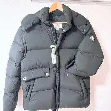 새상품급 L 사이즈 피레넥스 다운 자켓 란스 2way 블랙