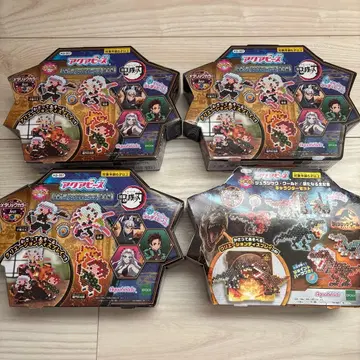 아쿠아비즈 정품 귀멸의 칼날 쥬라기 월드 캐릭터 세트