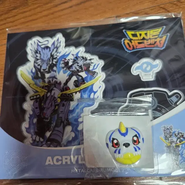 디지몬 25주년 파피몬 마그넷&진화 아크릴스탠드