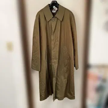 폴 스미스 카키 스텐카라 코트 나일론제