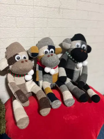 못생겼지만 귀여운 몽키 삭스 몽키 크리스마스 핸드메이드