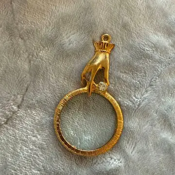 빈티지 골드 컬러 손 모양 돋보기
