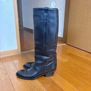 블랙 가죽 롱 부츠 BUTTERO 23 이탈리아 가죽