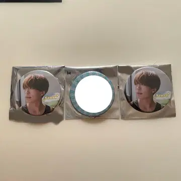 센라 센완 Brun 캔뱃지 시크릿 실사 옆얼굴