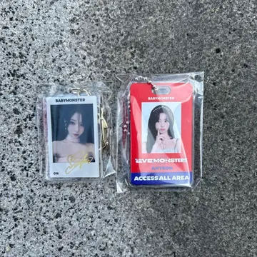 LOVE MONSTERS 캡슐 토이 아사 아현 아크링 키링 세트