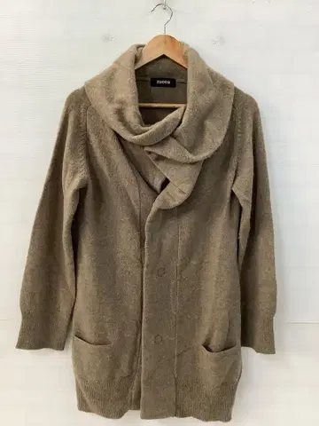 12.2 A213P 주카 니트 롱 가디건 베이지