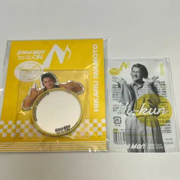 SnowMan ON 미러 스티커 클리어 스티커 이와모토 히카루 히쿤