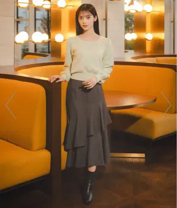 아지메 헴 머메이드 스커트 질 바이 질 스튜어트