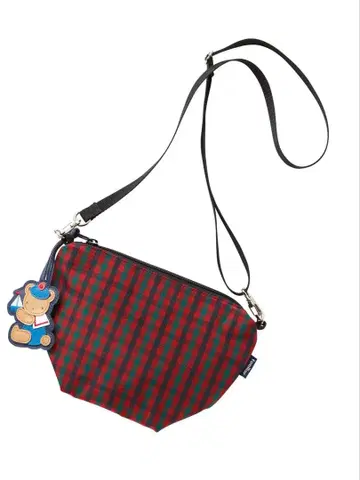 파밀리아 보트형 미니백 숄더백 빨간색 계열 사선 가케 파우치