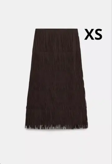 ZARA 프린지 펜슬 스커트 새상품, 미사용