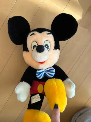 [레어] 레트로 미키 봉제 인형 빈티지