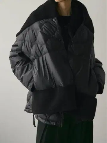 [별주] TAION 다운 머플러 STYLEMIXER 컬러 블랙