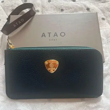 ATAO 가죽 장지갑 스 보타니컬 그린