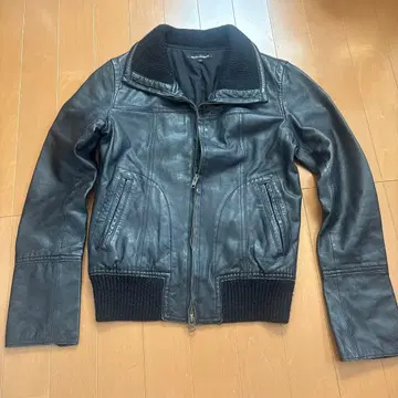 BUONA GIORNATA 블랙 가죽 자켓 S