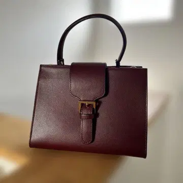 CAMELIA ROMA 가죽 백 와인 레드