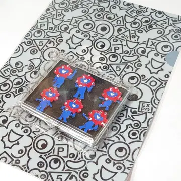 만박 미야쿠미야쿠 클리어 파일 + 핀 배지 (6개입) 세트