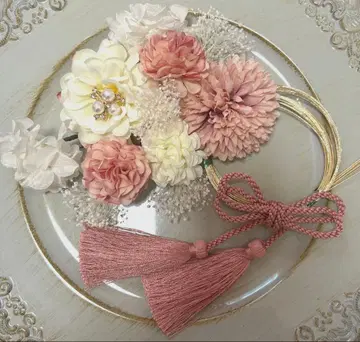 성인식 졸업식 시치고산 사전 촬영 머리 장식