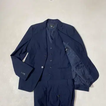 HARE 하레 남성용 3P 수트 셋업 자켓 베스트 슬랙스