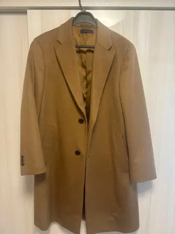 유니클로 울 캐시미어 체스터 코트