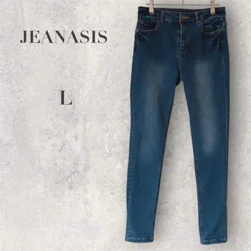[ JEANASIS ] 스키니 데님 L 안쪽 미세 기모 스트레치 블루