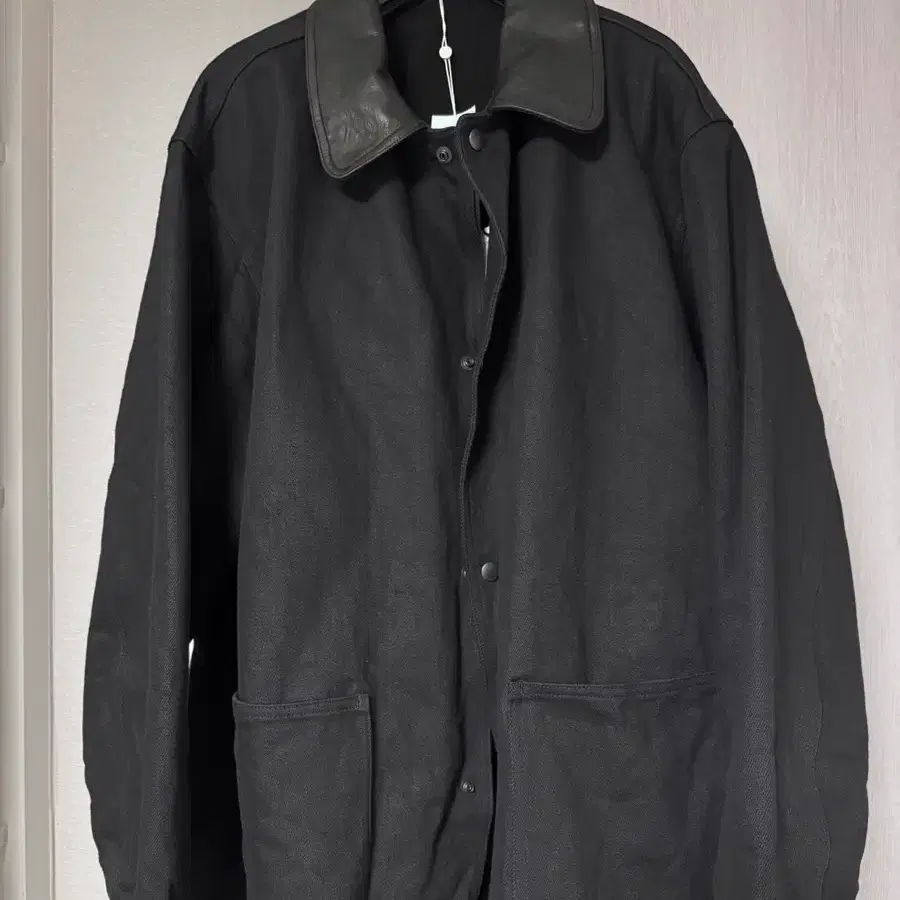 Comoli 25fw Leather Denim Work Jacket Size 3 New | Bunjang Global