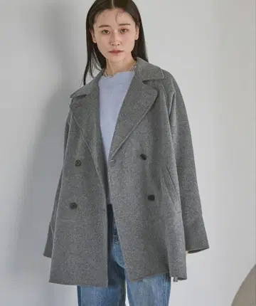 새상품급 완판템 A part by 오크 미들 자켓 그레이