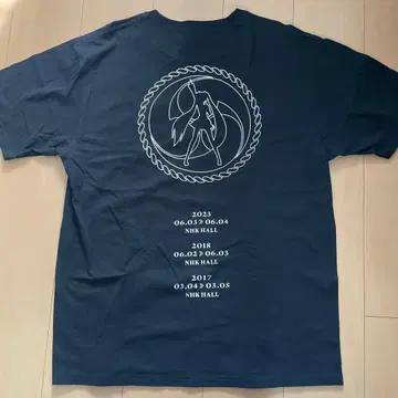 하츠네 미쿠 x KODO 티셔츠 XL 블랙