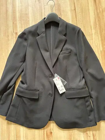 유니클로 감동 자켓 블랙 M