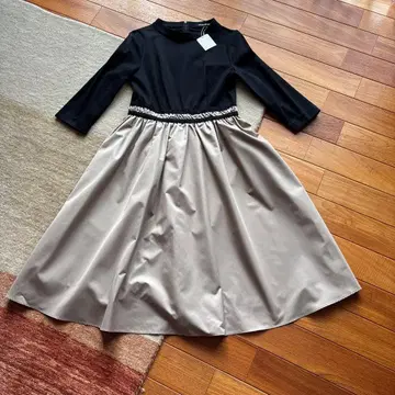 택 포함 새상품 스트로베리 필드 고급 새틴 원피스 M 19800