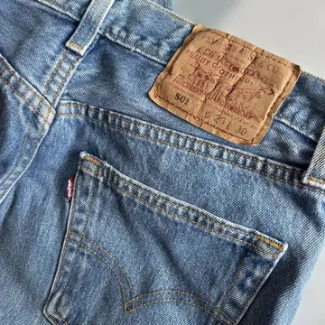 Levi's 501 W29L30 스트레이트 데님 라이트 블루