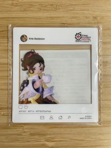 FF14 팬페스 2024 SNS풍 아크릴 카드 쿠루루