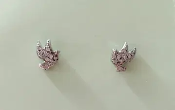 Clio Blue 클리오 블루 새 모양 스톤 귀걸이