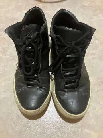 the last conspiracy 블랙 하이컷 스니커즈