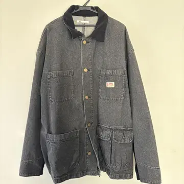 JaVa 코듀로이 카라 부착 그레이 G