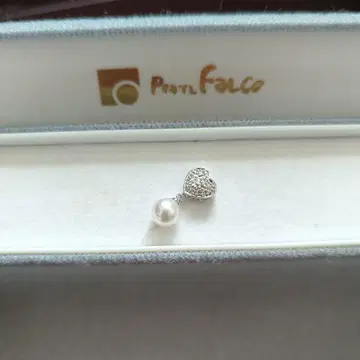 펄팔코 하트형 참 펄 펜던트 탑