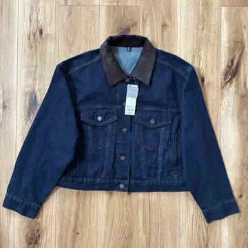 새상품 미사용 택 포함 지유 데님 자켓
