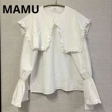 MAMU online 마무온라인 프릴 메로우 블라우스
