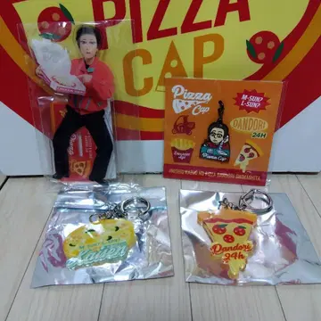 피자를 둘러싼 모임 니시오 카즈오 아크릴 스탠드 키링 토모칭상