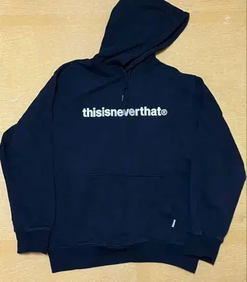 thisisneverthat 블랙 후드 부착 후드티 L 사이즈